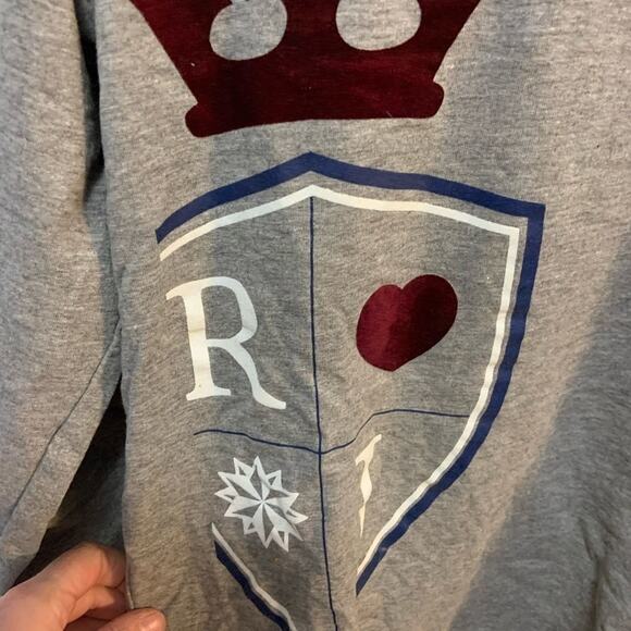 Roly European brand long sleeve emblem embroidered mens tee Sz Medium - Picture 4 of 6